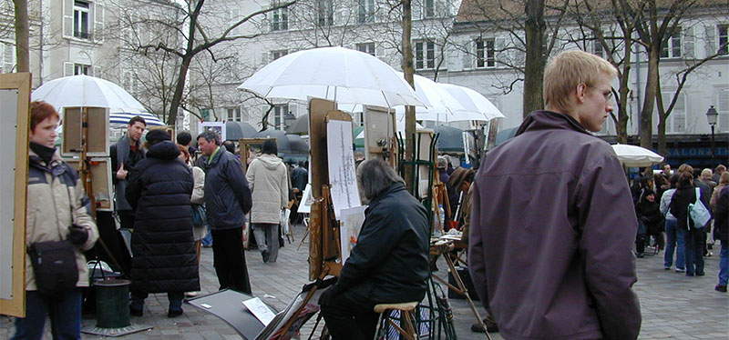 Place du Tertre, Montmartre, Paris